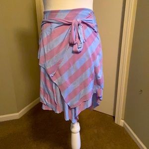 🔥 3/$12 Urban Outfit VINTAGE striped handkerchief skirt
